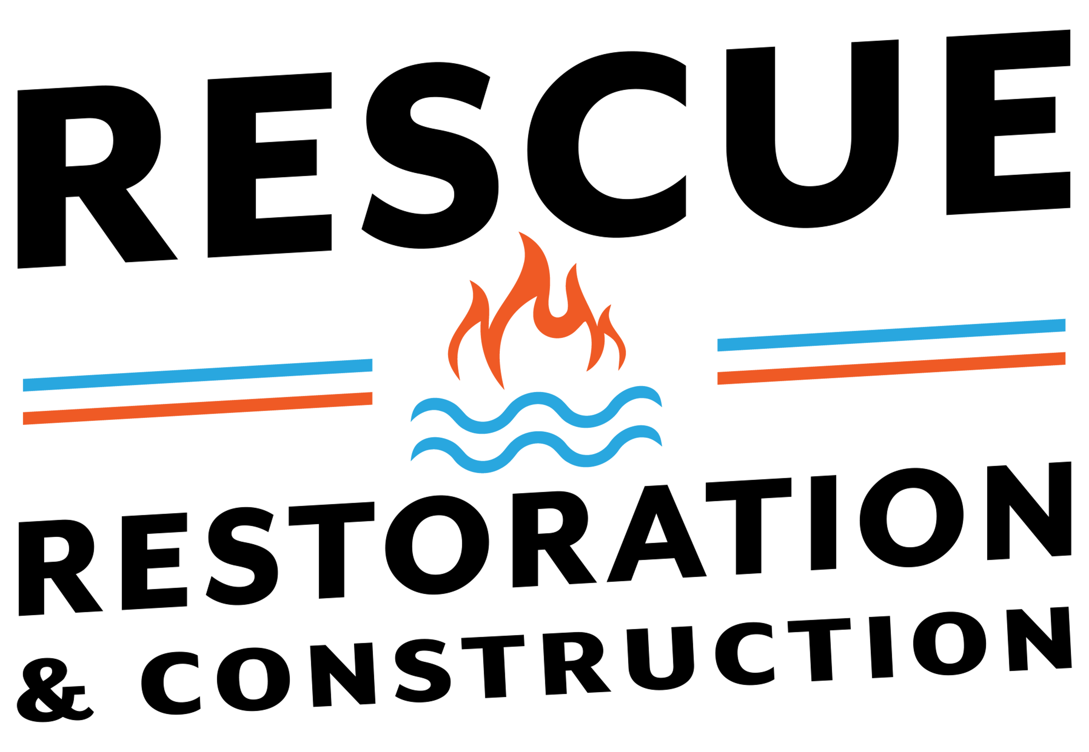 Rescue Restoration and Construction logo